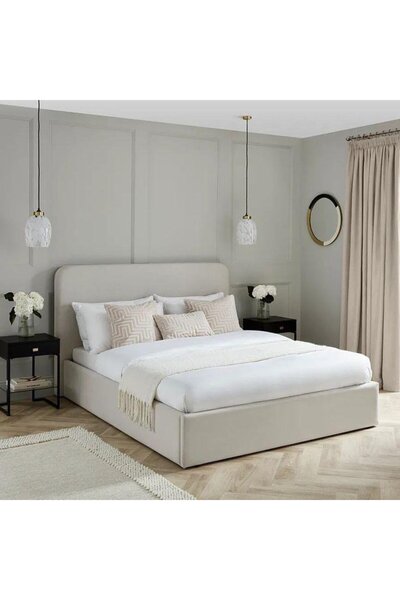 Abdo1996 Halawi Beige Velvet Bed