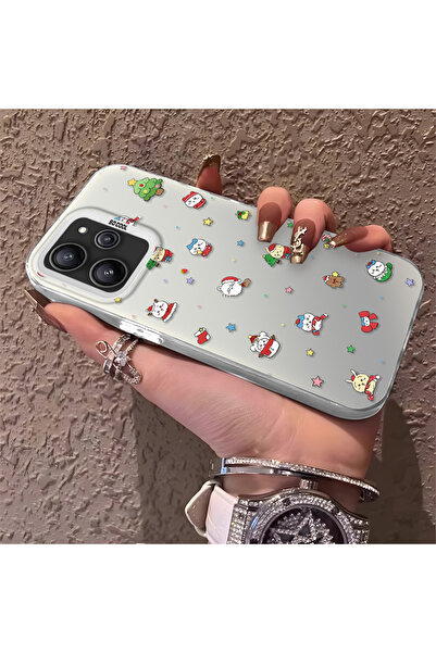 ucuc حافظة سيليكون مضادة للسقوط لهاتف Xiaomi Redmi 12 4G متوافقة مع نمط سانتا...