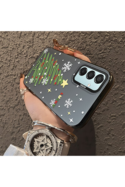 ucuc حافظة سيليكون مضادة للسقوط بنمط شجرة عيد الميلاد متوافقة مع هاتف سامسونج...