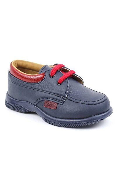 tino Pantofi casual , pentru copii , din piele naturala 3196-BLEUMARIN/ROSU