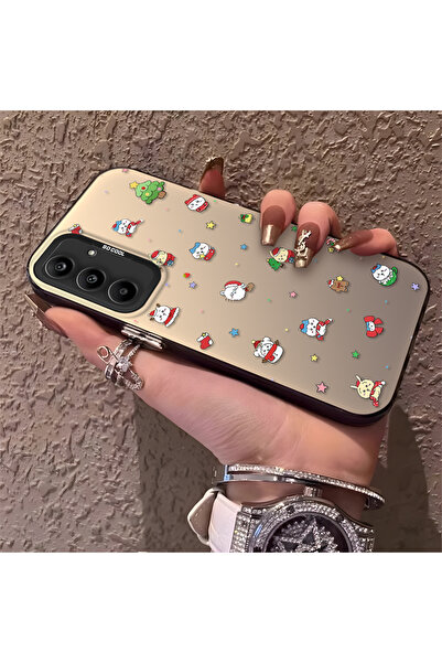 ucuc حافظة سيليكون مضادة للسقوط متوافقة مع هاتف سامسونج جالاكسي A25 بنمط سانت...