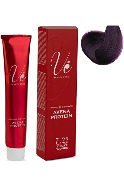 Ve Beauty Care كريم صبغة الشعر رقم 7.22 أشقر بنفسجي - صبغة شعر دائمة | 100 مل