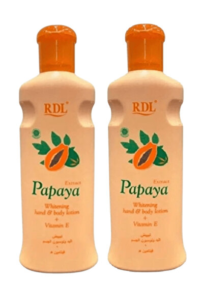 RDL قطعتين ار دي ال لوشن البابايا لتبييض اليدين والجسم - 200 مل