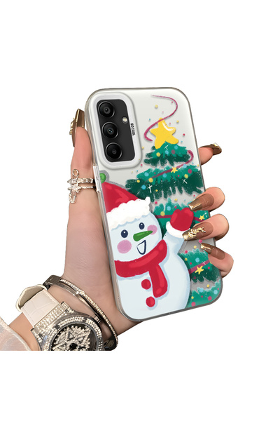 ucuc حافظة سيليكون مضادة للسقوط متوافقة مع هاتف سامسونج جالاكسي A15 بنمط ندفة...