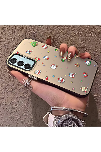 ucuc حافظة سيليكون مضادة للسقوط متوافقة مع هاتف سامسونج جالاكسي M15 بنمط سانت...