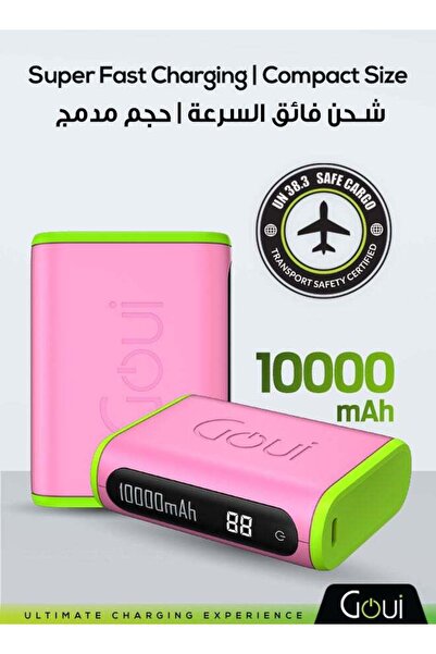 Generic بنك طاقة جوى بولت 10000 مللي أمبير | شحن سريع PD بقوة 20 واط و QC 3.0...