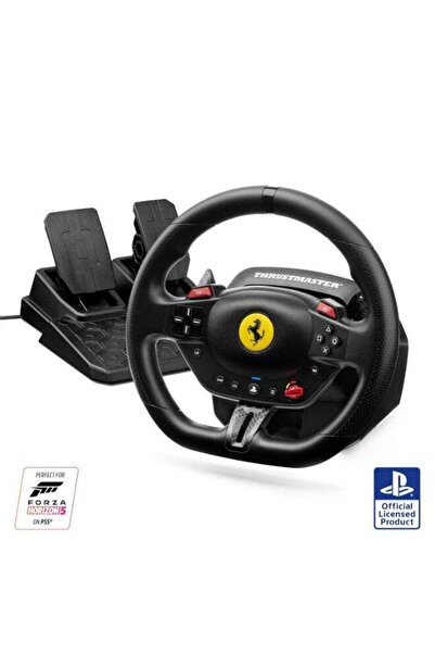 Thrustmaster T98 Ferrari 296 GTB Racing Wheel & Pedal Set – 25.4 cm Wheel Rim