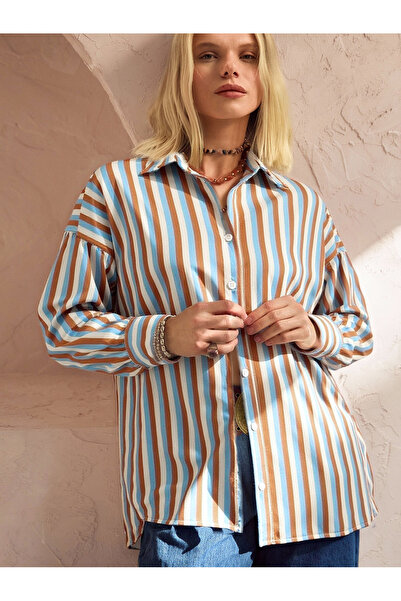 ZEYNEP RANA Kadın Uzun Kollu Gömlek