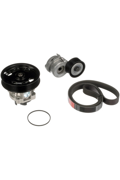 GATES Pompa Apa + Set Curea Transmisie Cu Caneluri Suzuki Wagon R+ (ma) 2003-2008 Diesel