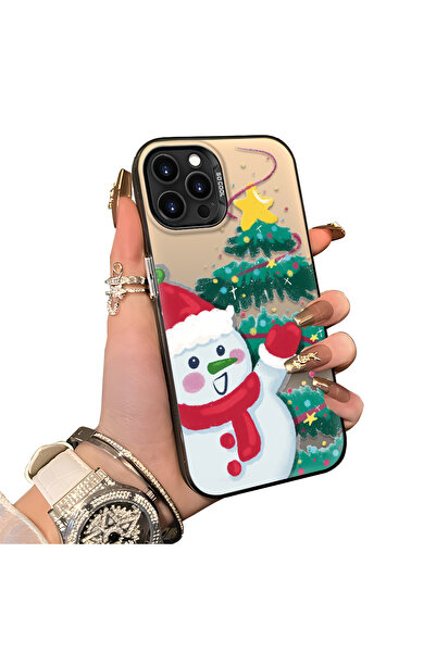 ucuc حافظة سيليكون مضادة للسقوط بنمط ندفة الثلج لعيد الميلاد متوافقة مع هاتف ...