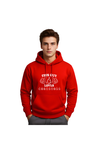 PRINTSHOP4ME Christmas Hoodies For Men–Soft Cotton Pullover Hoodie With Draws...