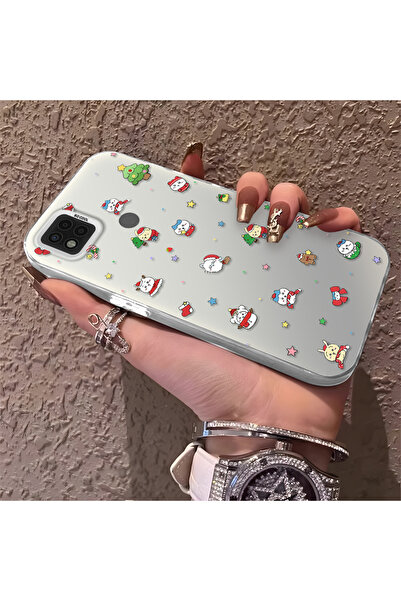 ucuc حافظة سيليكون مضادة للسقوط متوافقة مع نمط سانتا كلوز من Xiaomi Poco C31