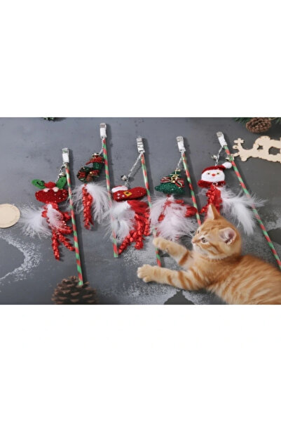 lowell home صنارة صيد على شكل قطة مع جرس بتصميم السنة الجديدة