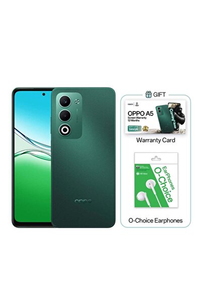 OPPO A5 4G Aurora Green 6GB RAM 128GB With O-Choice Earphones - Middle East Version