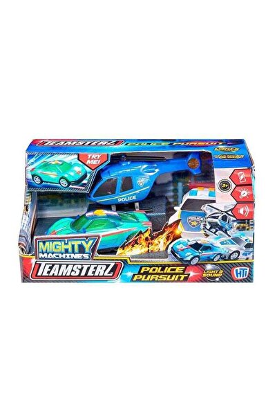 Teamsterz Small Light And Sound Police Pursuit Playset