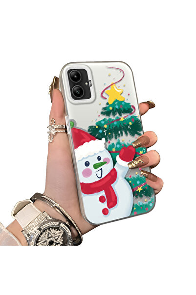 ucuc حافظة سيليكون مضادة للسقوط متوافقة مع نمط ندفة الثلج لعيد الميلاد لهاتف ...