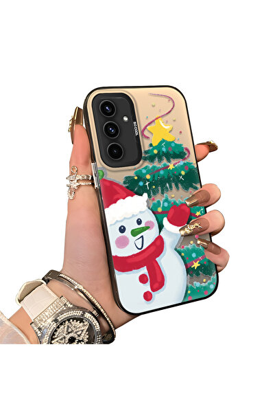 ucuc حافظة سيليكون مضادة للسقوط بنمط ندفة الثلج لعيد الميلاد متوافقة مع هاتف ...