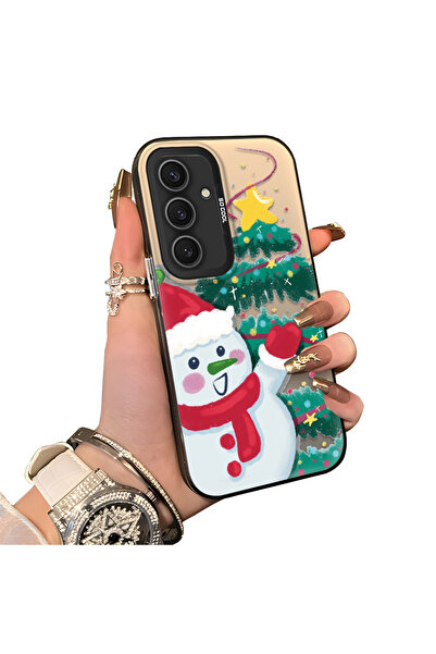 ucuc حافظة سيليكون مضادة للسقوط بنمط ندفة الثلج لعيد الميلاد متوافقة مع هاتف ...