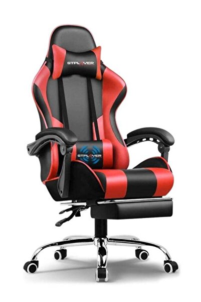 GTPLAYER كرسي ألعاب مريح رقم 1 في الولايات المتحدة الأمريكية مزود بوسادة تدلي...