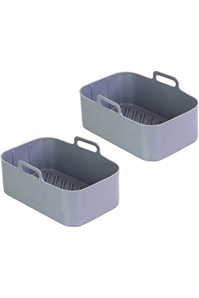 Arabest Rectangle Air Fryer Basket,Reusable Air Fryer Silicone Liners,Air fryer Accessories