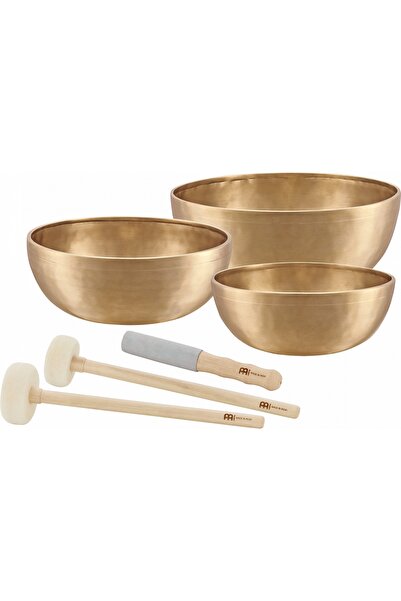 Meinl Sonic Energy 3-Parça Energy Therapy Series Singing Bowl Set (1400/1800/2200 g)