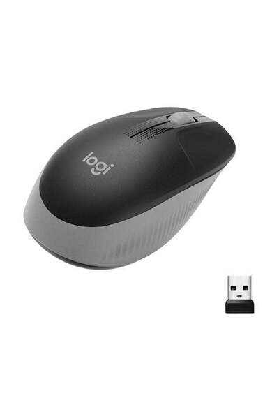 logitech ماوس لاسلكي M190 رمادي