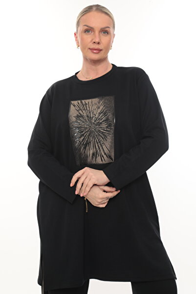 QRUVAZE BÜYÜK BEDEN.MODAL TUNİKLİ TAKIM