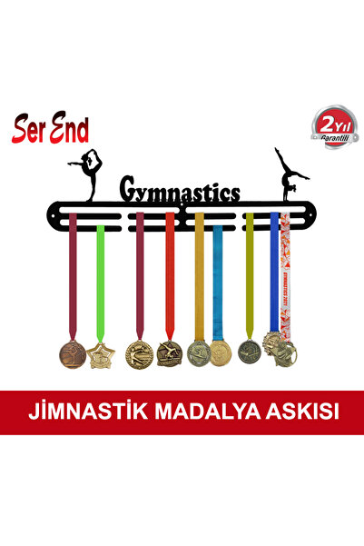 Serend Jimnastik Temalı Metal Madalya Askısı
