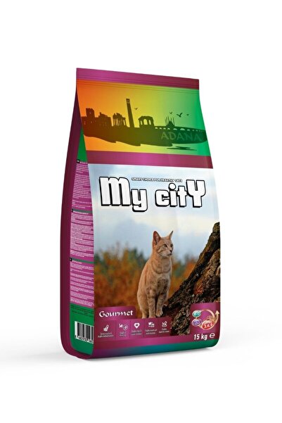 GURME Tavuklu Kuzulu ve Somonlu Yetişkin Kedi Maması 15 Kg