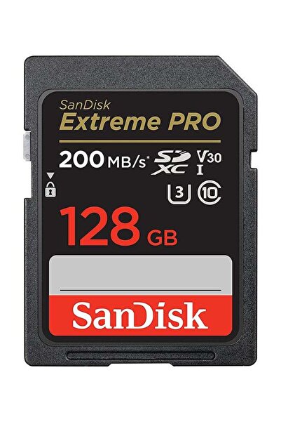 SanDisk 128GB Extreme PRO SDXC Card + RescuePRO Deluxe, up to 200MB/s, UHS-I, Class 10, U3, V30
