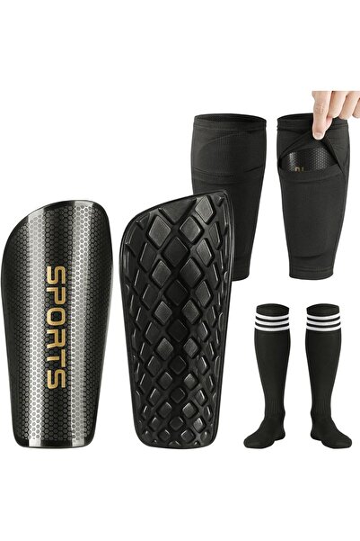 Arabest واقيات ساق كرة القدم للشباب والأطفال، طقم واقيات ساق مع أكمام واقية و...