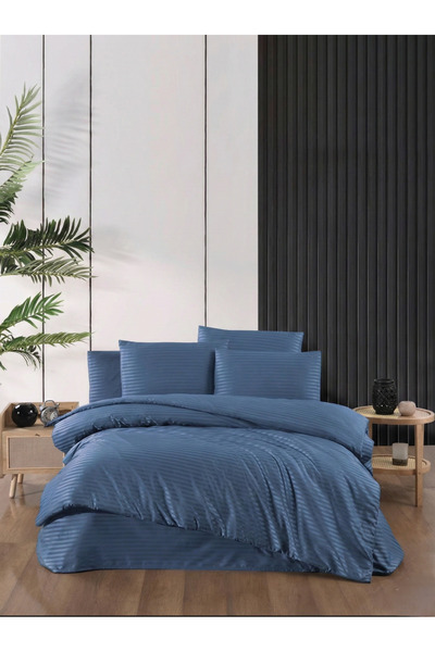 VİENNA Double Satin Duvet Cover Set 200X220 |   240X260 Bed Sheet |   2 Piece...