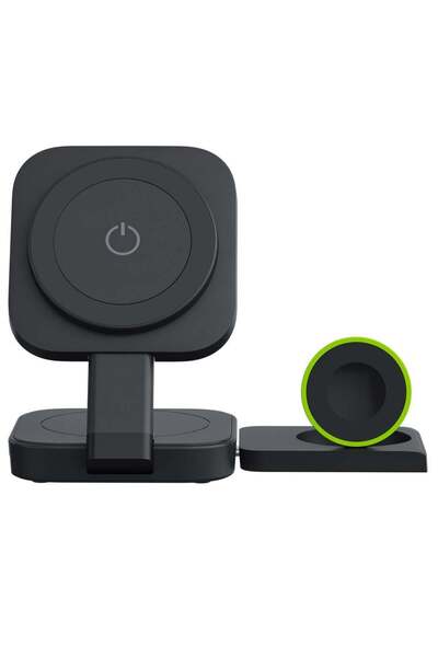 BEND 3 in 1 Foldable Wireless Charger by - Compact Fast Charging Station for ...