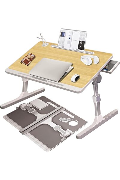 Arabest Laptop Desk for Bed, Adjustable Laptop Bed Tray Table