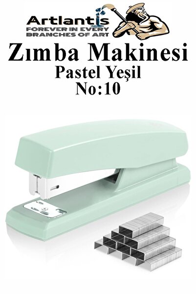 Artlantis Zımba Makinesi No:10 1 Adet Pastel Renkler Küçük Zımba Makinası ve ...
