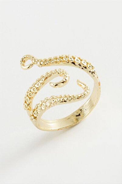 nolva خاتم معدني على شكل ثعبان