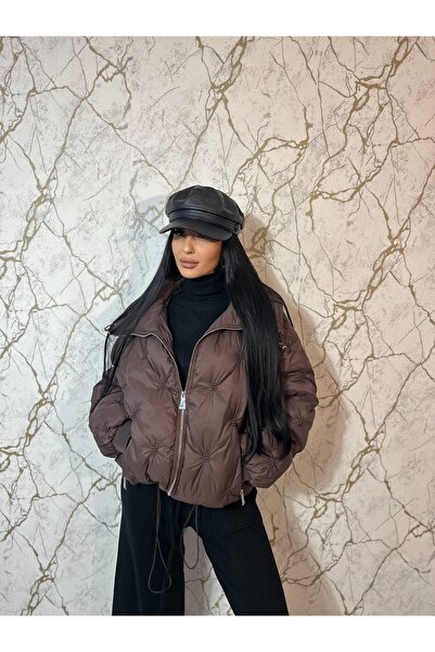 Demhana Boutique Geaca maro fara glugă