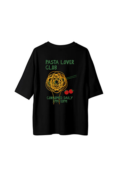 CANDLEMASTORE Pasta Lover Club - Oversized T-Shirt