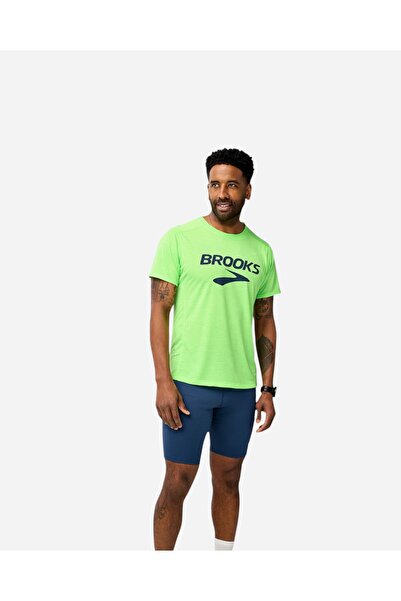 Brooks Distance Short Sleeve 3.0 Erkek Yeşil Kısa Kollu Tshirt 211502334