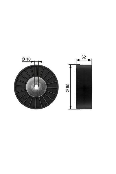 GATES Rola Ghidare/conducere, Curea Transmisie Scania R I 2004-2019 Diesel