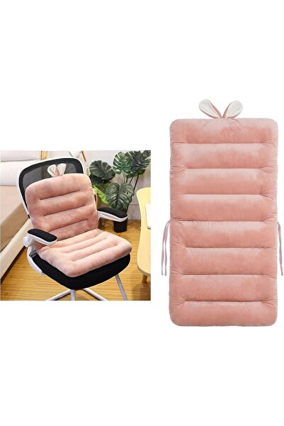 Arabest وسادة كرسي مكتب، وسادة مقعد مع دعم للظهر، وسادة استرخاء مع شريط تثبيت