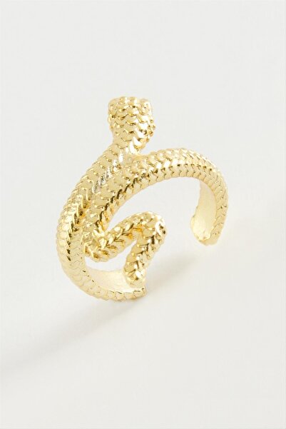 nolva خاتم معدني على شكل ثعبان