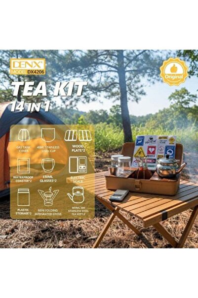 Denx Professional Tea Set (14 pieces) Complete Tea Brewing Kit - DX4206