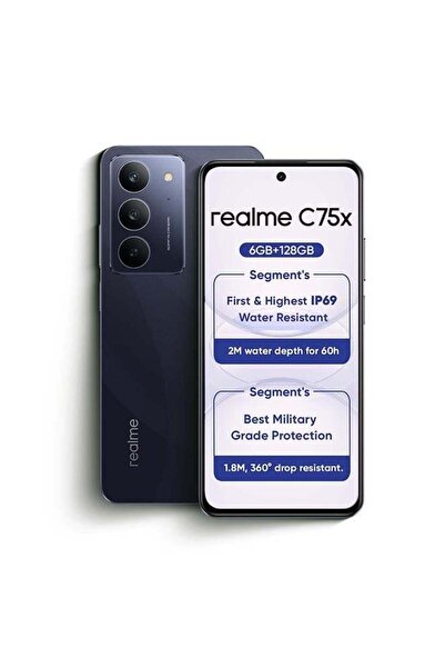 realme C75X Dual SIM Oceanic Blue 6GB RAM 128GB 4G - Middle East Version