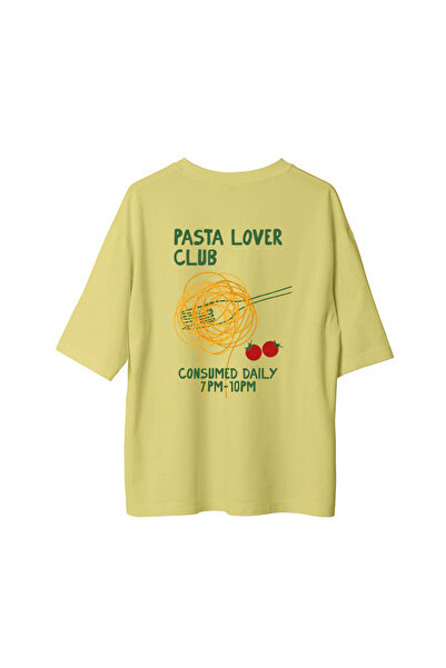 CANDLEMASTORE Pasta Lover Club - Oversized T-Shirt