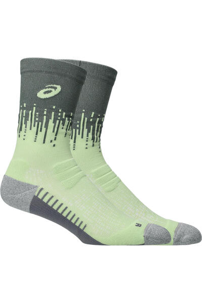 Asics RUN SOCK CREW Yeşil Koşu Çorabı 3013A977-407