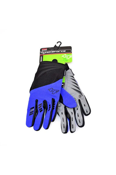 BikeForce Rider gloves blue XL
