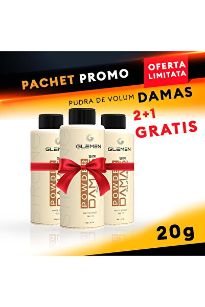 Glemen Pachet promo - - Pudra de volum - 2+1 GRATIS