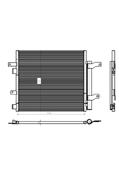 NRF Condensator Climatizare Jaguar F-Type/Xf 1/Xf Sportbrake