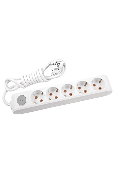 VİKO MULTİLET BEŞLİ GRUP PRİZ ANAHTARLI TOP. KABLOLU 3mt. ÇK.